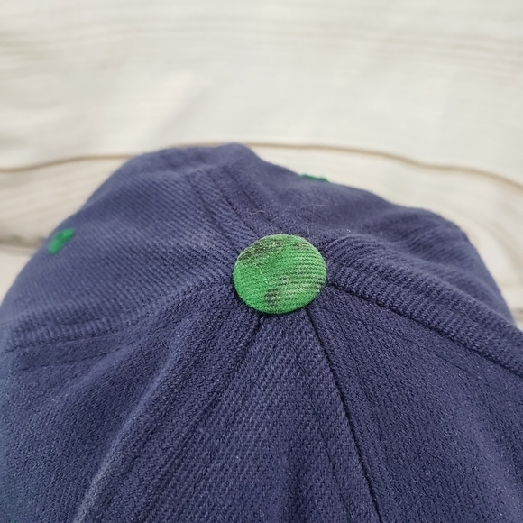 Vintage Old Time Hockey Hartford Whalers Flex Fit Baseball Hat Blue Green NHL - Picture 4 of 11